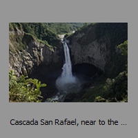 Cascada San Rafael, near to the Hosteria